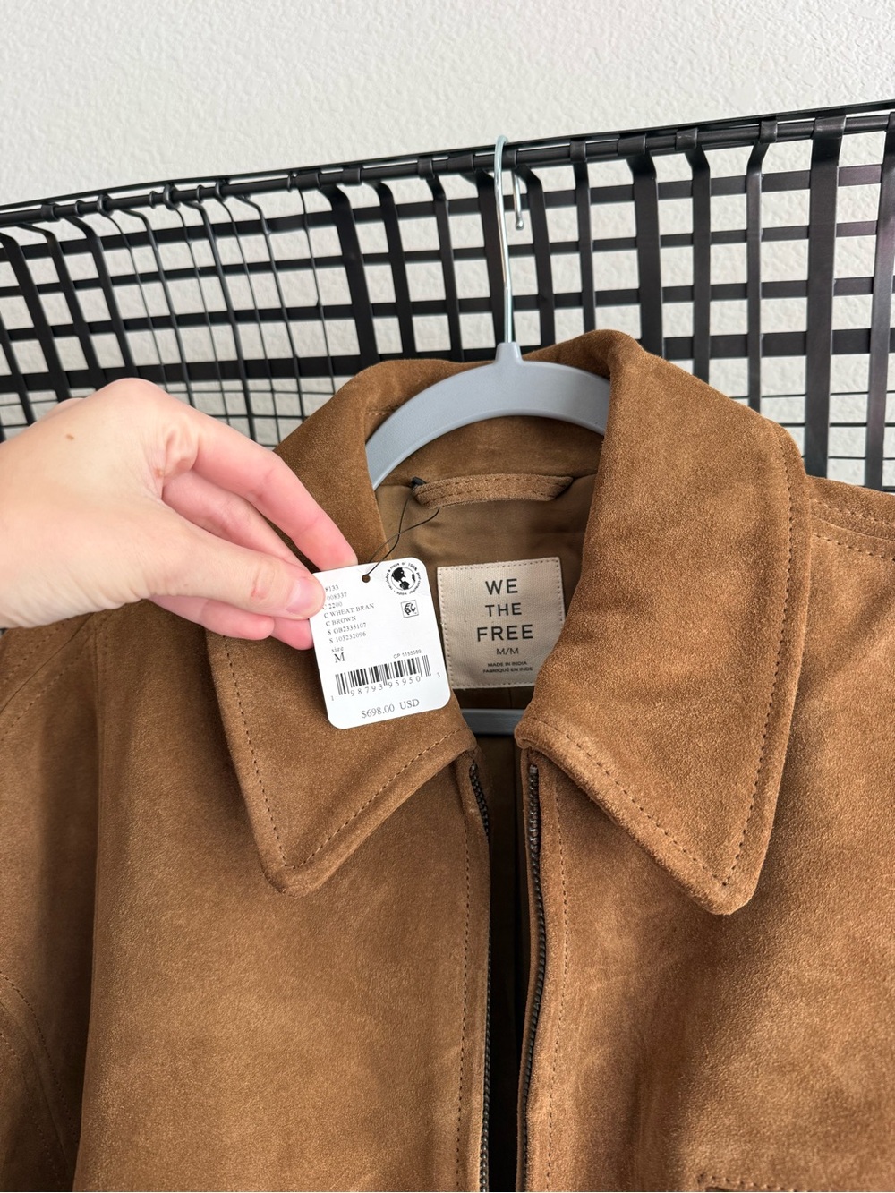 Free people We The Free Rosie Suede Jacket wheat barn brown - Picture 6 of 6